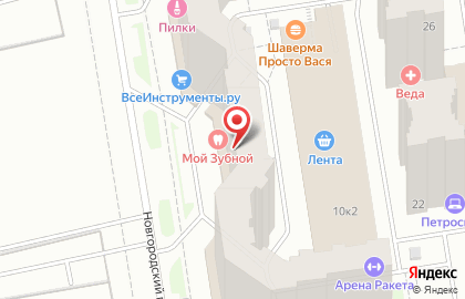 Центр ремонта квартир на Новгородском проспекте на карте