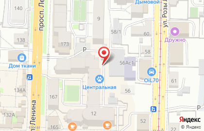 Торгово-монтажная компания Красивый Дом на проспекте Ленина на карте