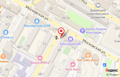 Салон оптики Айкрафт на улице Воровского, 60 на карте