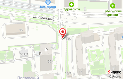 Магазин фруктов и овощей в Свердловском районе на карте