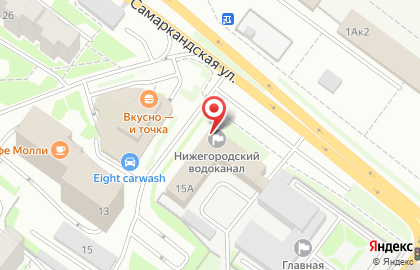 Аварийно-диспетчерская служба Нижегородский водоканал на карте
