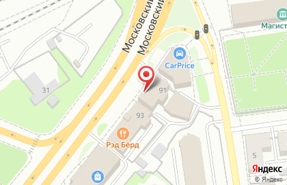 Спортивный клуб Кайман на Московском проспекте на карте