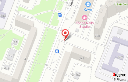 Мосгортранс на Вильнюсской улице на карте