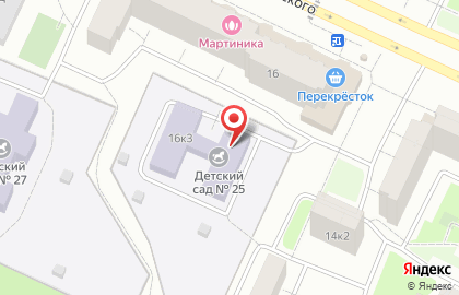 Лопотушки, Детский сад # 25 Компенсирующего Вида на карте