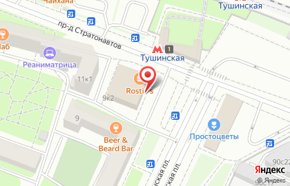 Кафе Уют в Москве на карте