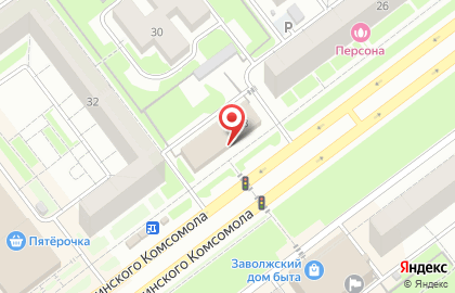 Территориальная избирательная комиссия №1 Заволжского района на карте