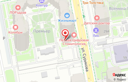 Учебный центр Развитие на улице Циолковского на карте