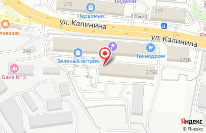 Магазин искусственных цветов №1 в Первомайском районе на карте