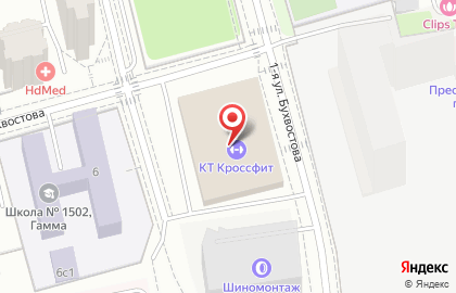 Клуб единоборств TAIBOV FIGHT CLUB на 1-й улице Бухвостова на карте