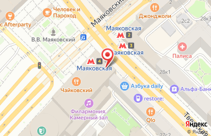 Московская государственная академическая филармония на карте