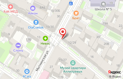 Продуктовый магазин Ватрушка на 10-ой Советской улице на карте