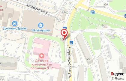 Магазин одежды на ул. Черемуховой, 15а на карте