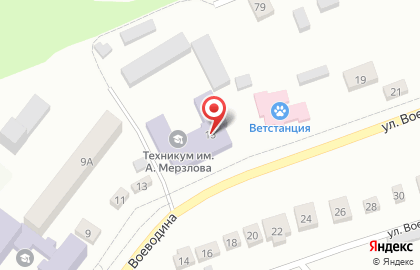 EKG на улице Воеводина на карте