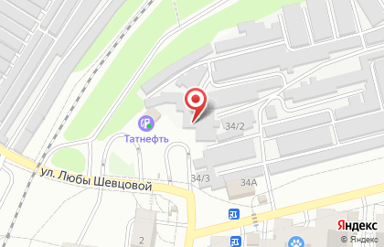 Магазин автотоваров Автолидер на улице Любы Шевцовой на карте