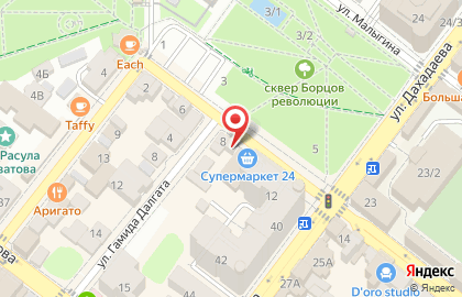 Чудушная в Махачкале на карте