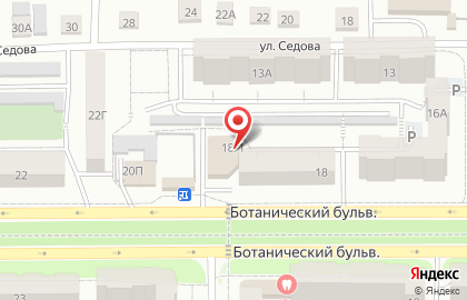 Химчистка-прачечная Италклин на Ботанической улице на карте