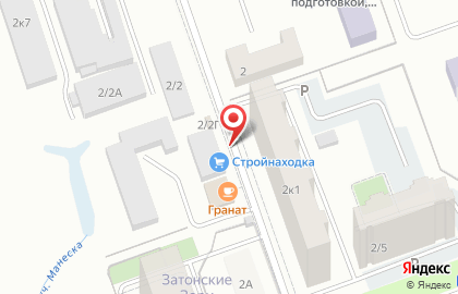 Магазин строительных материалов Стройнаходка в Ленинском районе на карте