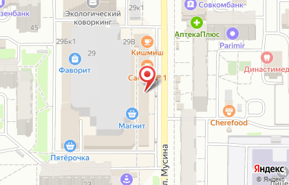Горячие слойки в Ново-Савиновском районе на карте