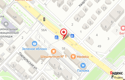 Точка по продаже фастфудной продукции в Ленинском районе на карте