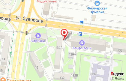 Салон оптики Биком плюс в Железнодорожном районе на карте