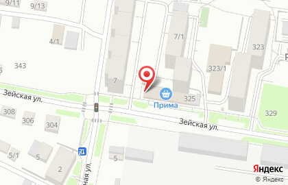 Банкомат СберБанк на Зейской улице, 325 на карте