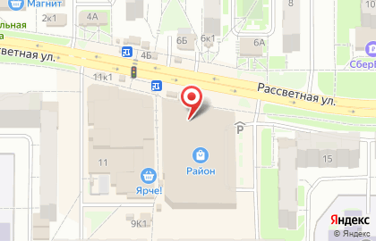 О-ЛЯ-ЛЯ на Рассветной улице на карте