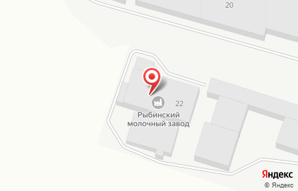 Рыбинский молочный завод на карте