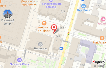 Летнее кафе Шиханicebar на Верхнеторговой площади на карте