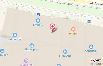 Ресторан быстрого питания Барбекю на Ходынском бульваре на карте