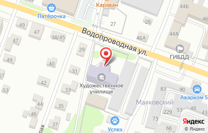 Участковая избирательная комиссия №12 на Водопроводной улице на карте