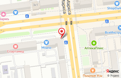 Банкомат Авангард на улице Карла Маркса на карте