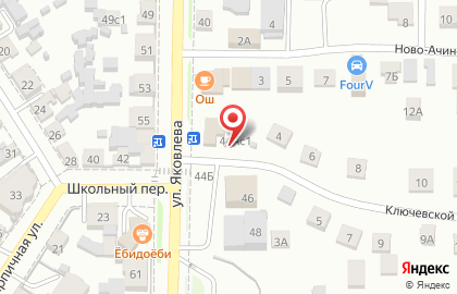 Шиномонтажная мастерская на улице Яковлева на карте