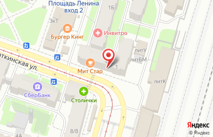 Констанс-банк на Боткинской улице на карте