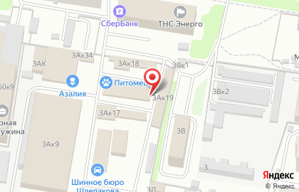 Магазин продуктов на улице Бекетова на карте