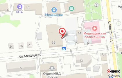 Супермаркет Пятёрочка в Йошкар-Оле на карте