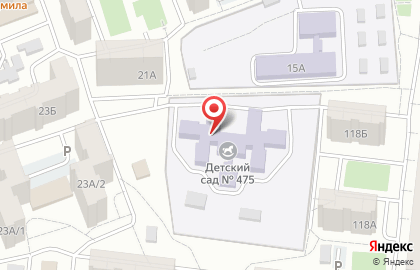 Центр развития ребенка Детский сад №475 в Тракторозаводском районе на карте