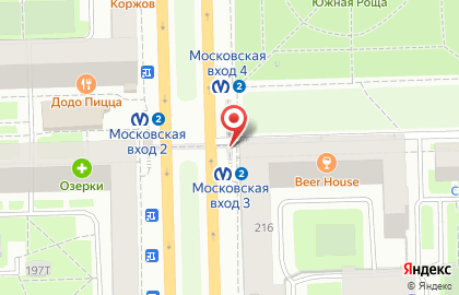 Станция Московская на карте