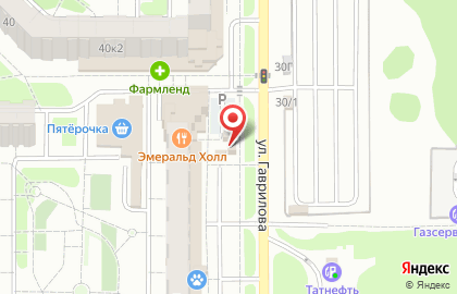 Киоск по продаже фруктов и овощей в Ново-Савиновском районе на карте