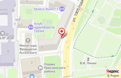 Управление социальной защиты населения Пресненского района на карте