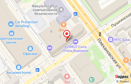 Туристическое агентство Бунгало на Плехановской улице на карте