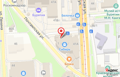 Торговый центр Сибирь на Почтамтской улице на карте