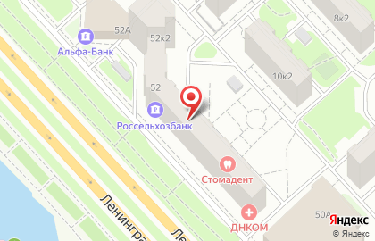 Магазин Двери Оптим на Ленинградском проспекте на карте