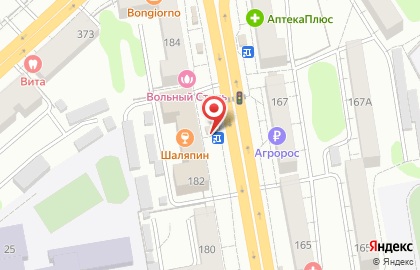 Супермаркет Огонек на Советской улице на карте
