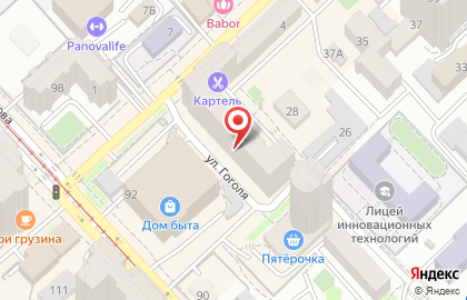 Салон-магазин Гардеробов в Центральном районе на карте