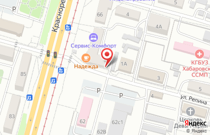 Мастерская по пошиву и ремонту одежды в Хабаровске на карте