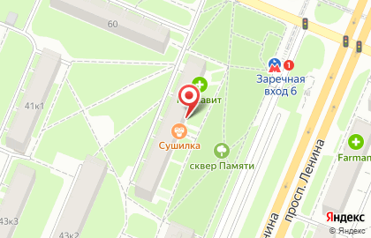 Парикмахерская Пчёлка на проспекте Ленина на карте