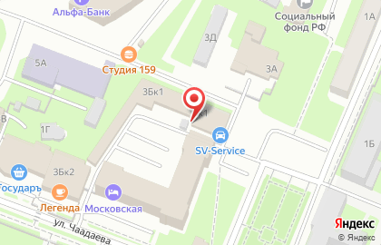 SV-Service в Московском районе на карте