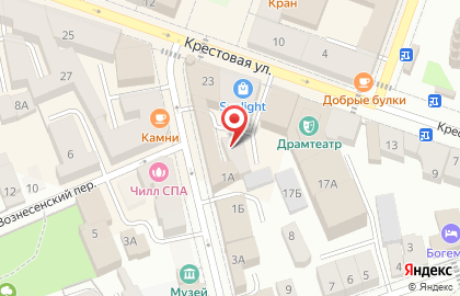 Магазин Зоомир на Крестовой улице на карте