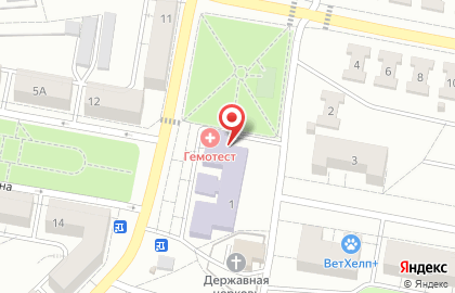 Детская школа искусств №4 на Октябрьской улице на карте