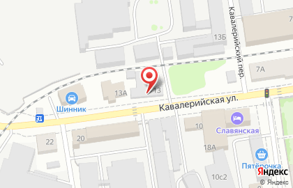Компания Орбита на Кавалерийской улице на карте